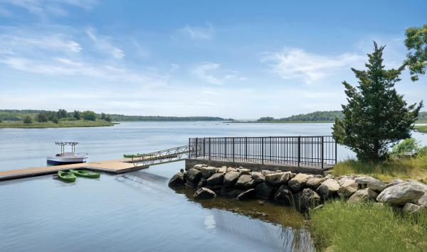 Future onsite dock on the Wewantic River
