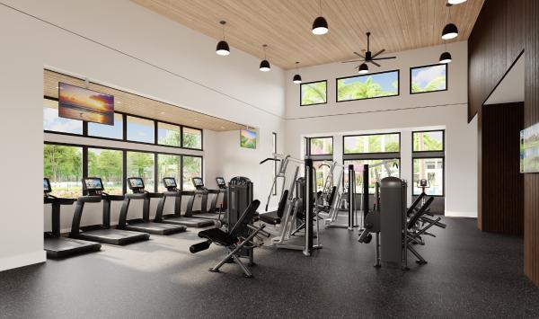 State-of-the-art fitness center