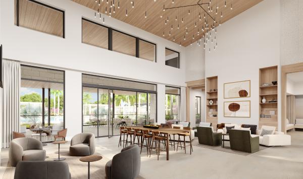 Elegant gathering spaces