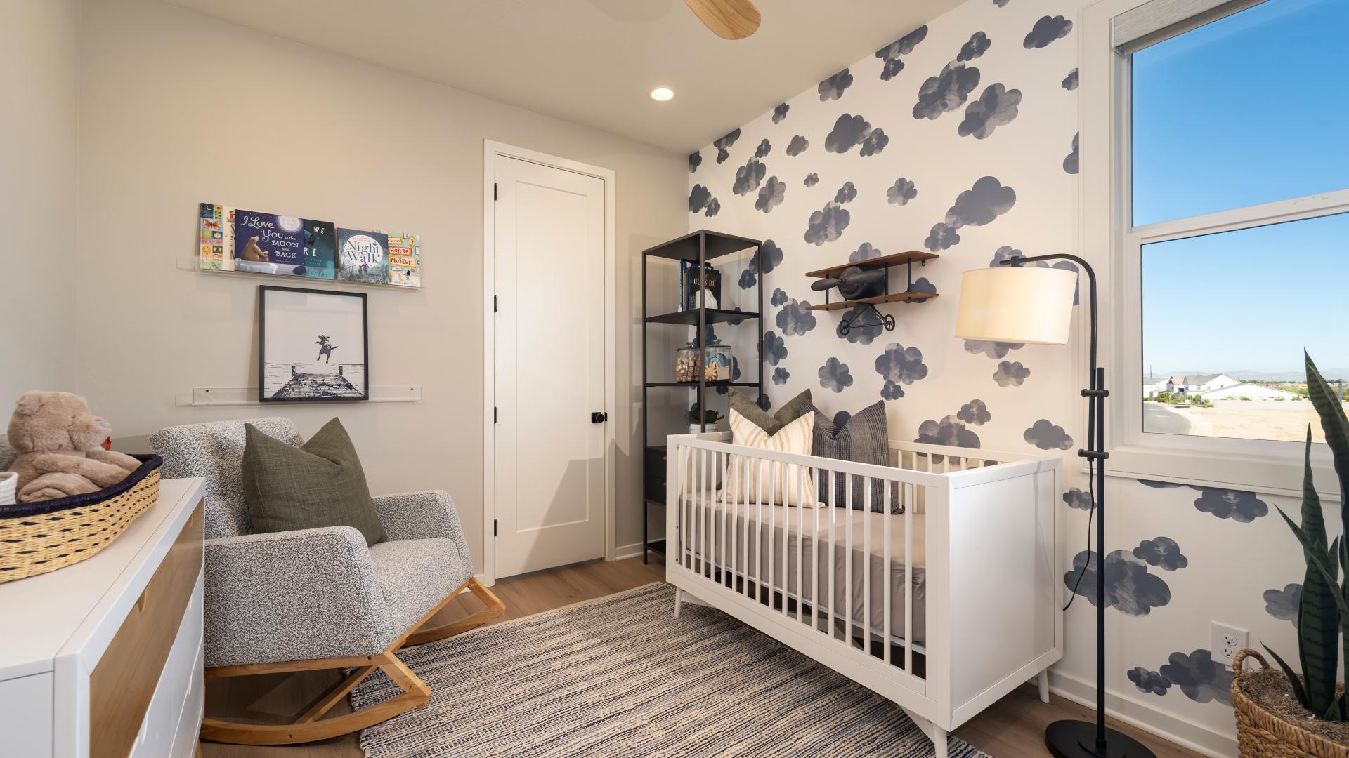 Secondary bedrooms offer flexibility and room to grow