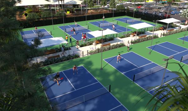 Pickleball courts