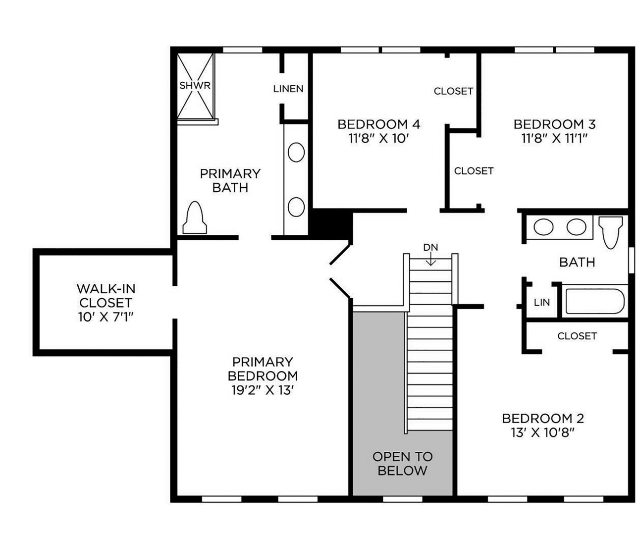 2nd Floor Floor Plan