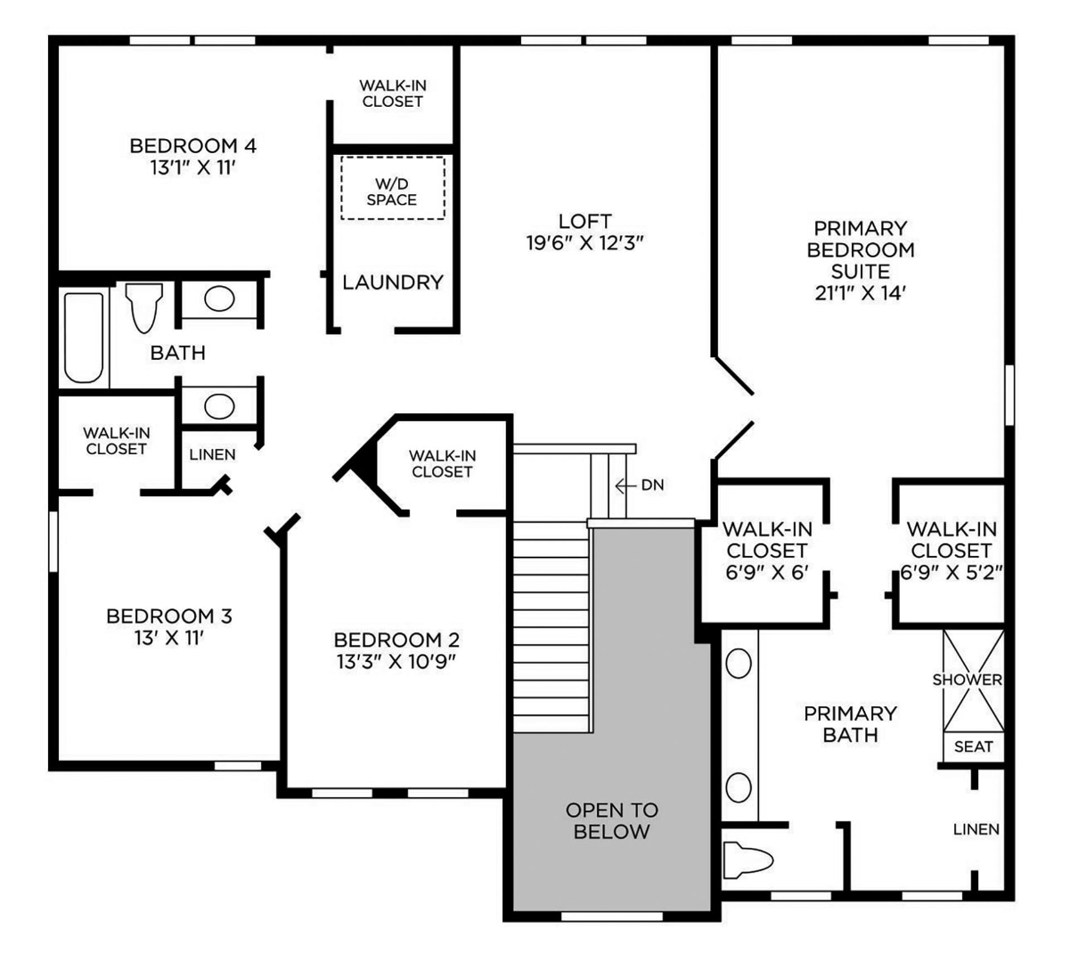 2nd Floor Floor Plan
