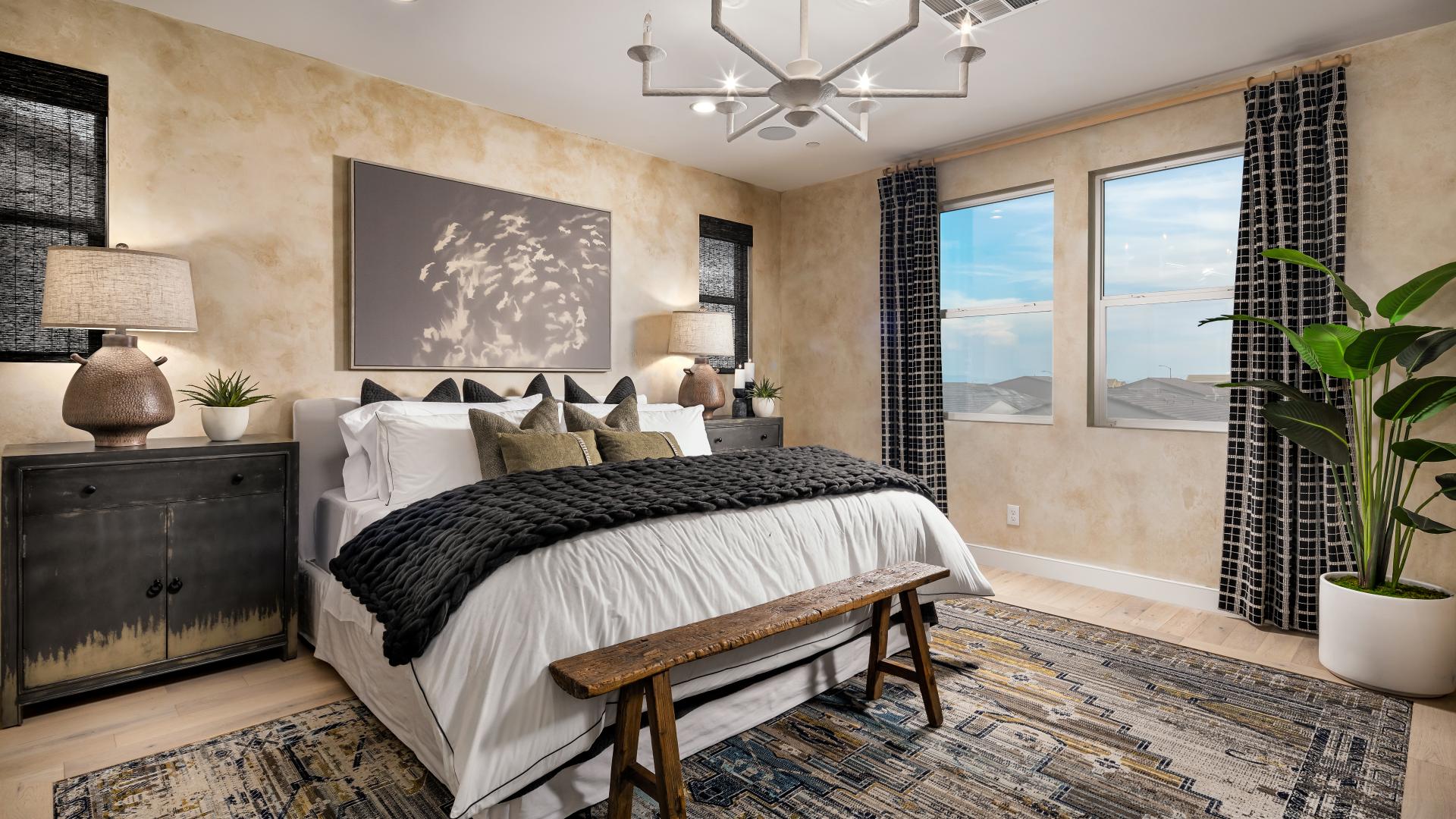 Cozy and spacious primary bedroom suites