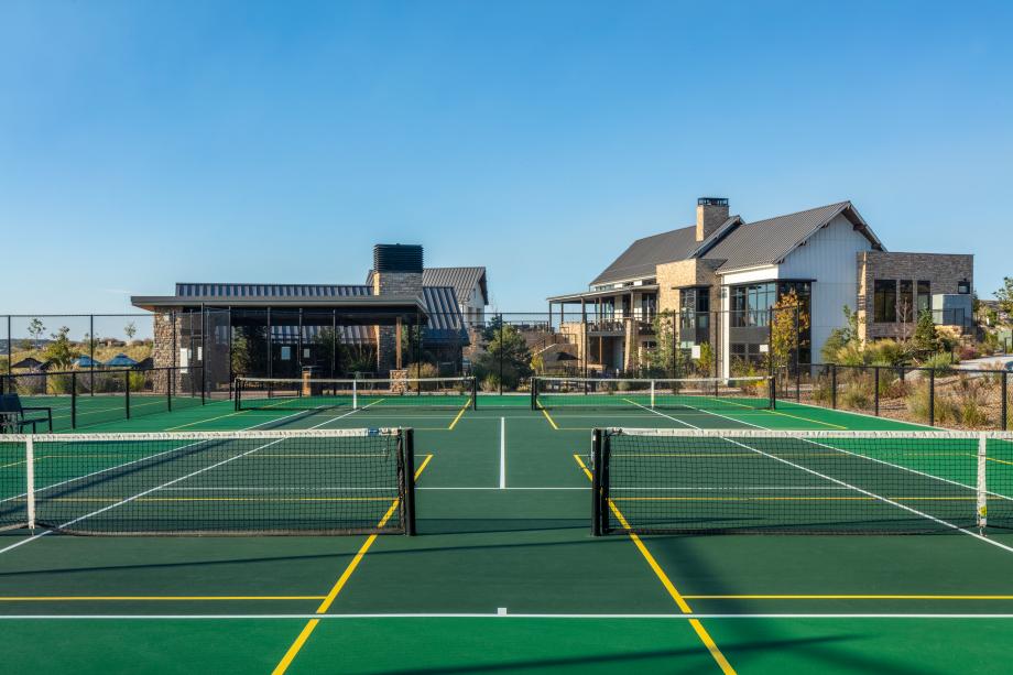 Multiple tennis and pickleball courts to perfect your game