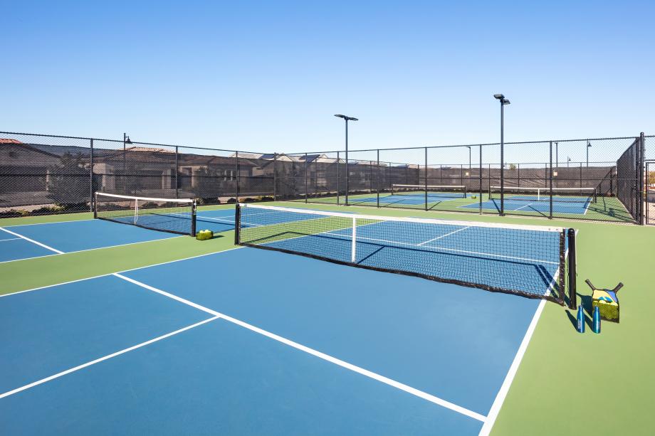 Enjoy an early morning game of pickleball