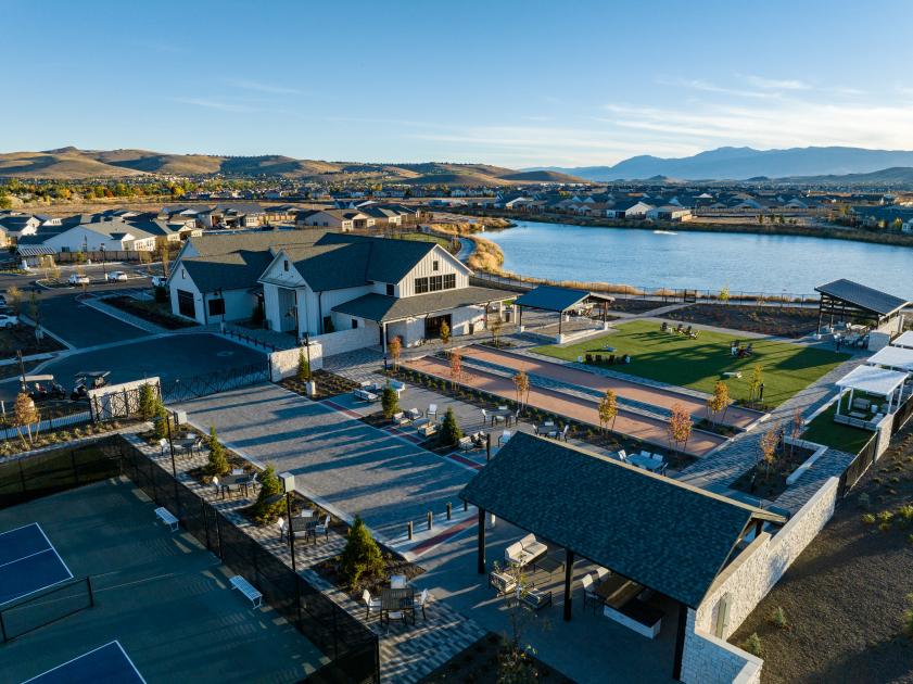 Private amenities include a food truck courtyard, pickleball courts, concert plaza, and so much more