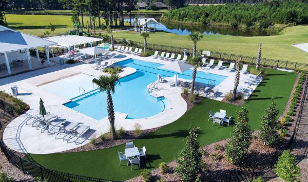 Resort-style pool with gorgeous views