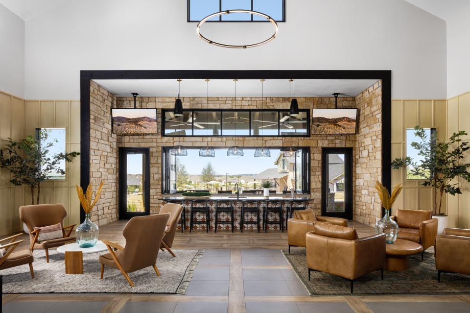 The Den, a luxury event space exclusively for Regency at Santa Rita Ranch residents