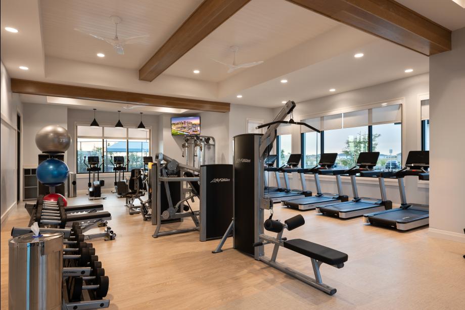 State-of-the-art fitness center