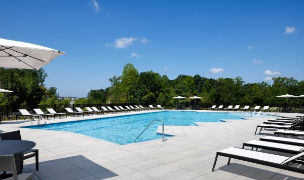 Relax by the resort-style pool