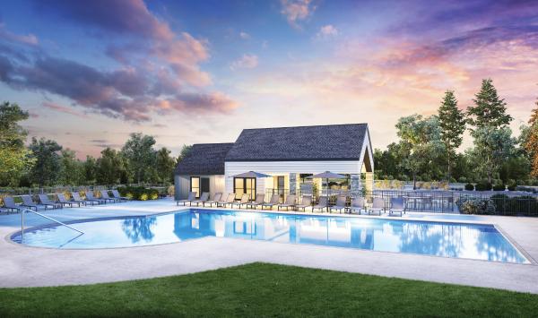 Relax at the community pool