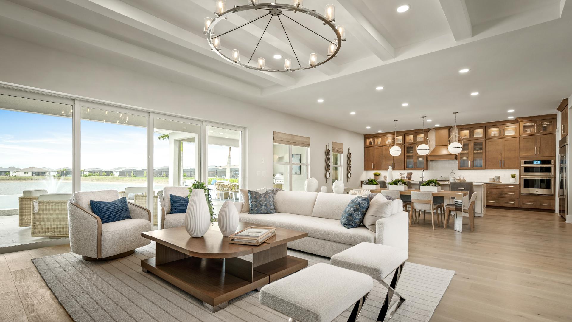 Open-concept great rooms with abundant natural light