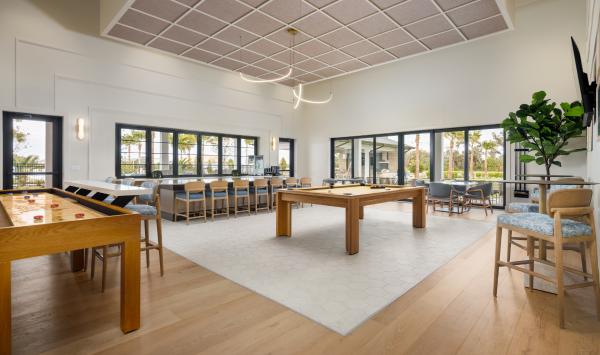 The Cove game and social room