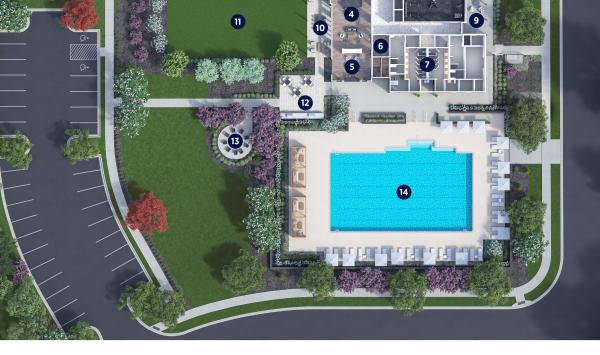 Clubhouse site plan