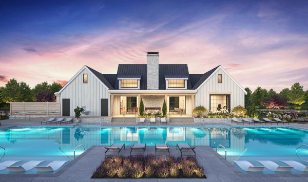 Stunning community swimming pool