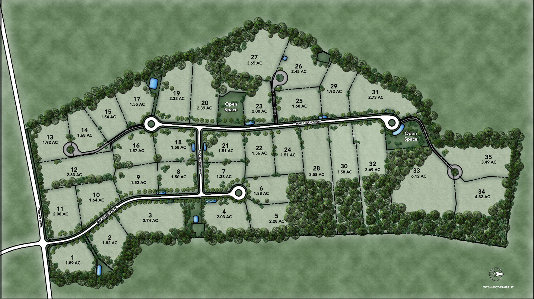 Baldwin MD New Homes for Sale Weatherstone Site Plan