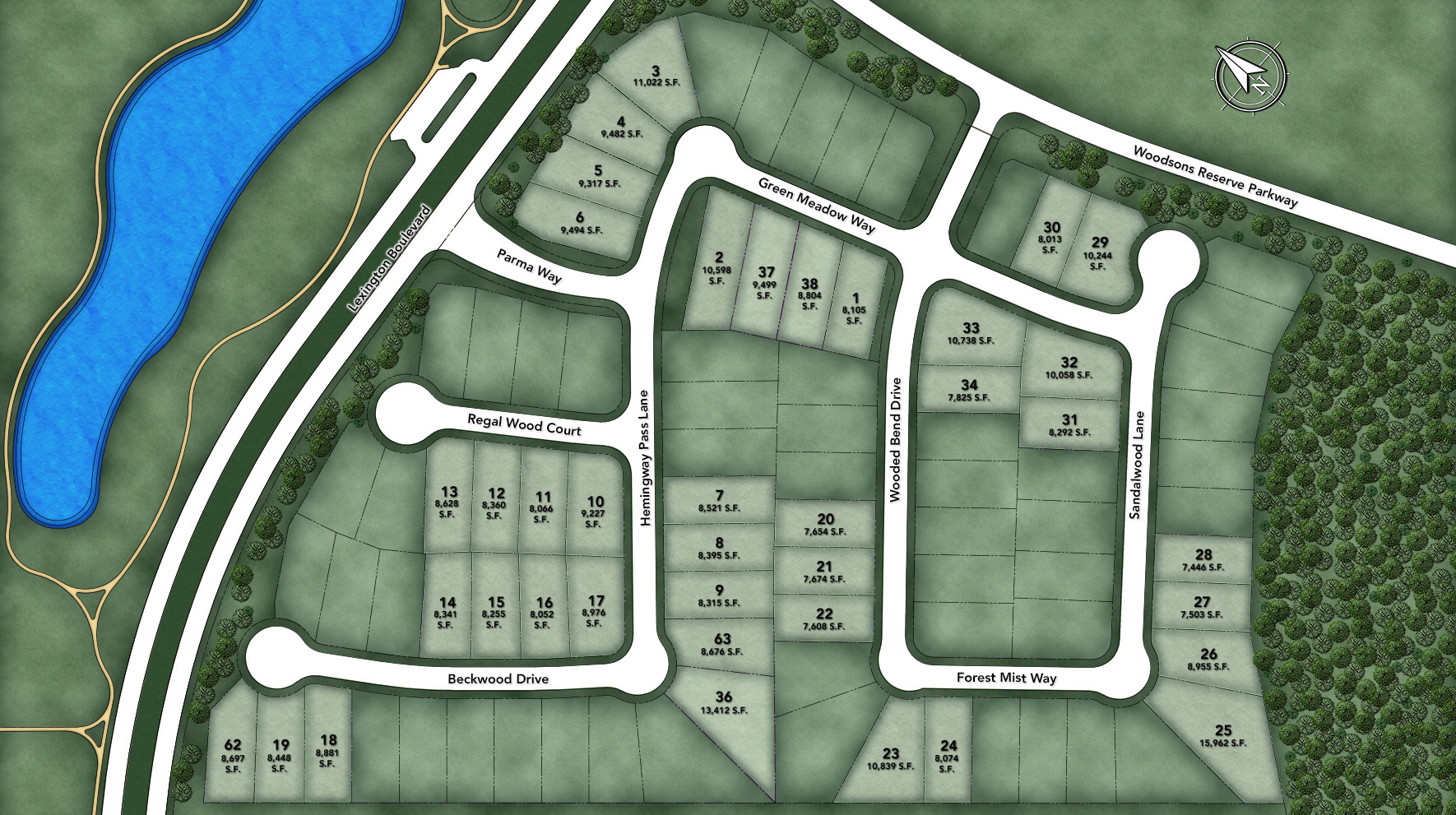 Spring TX New Construction Homes Woodson's Reserve Wooded Bend