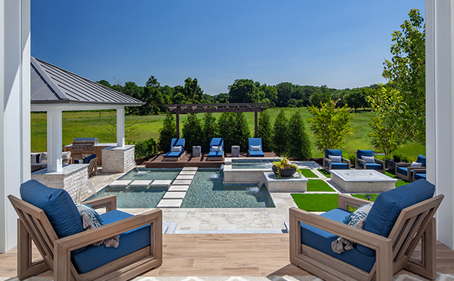 Completed Toll Landscape backyard installation