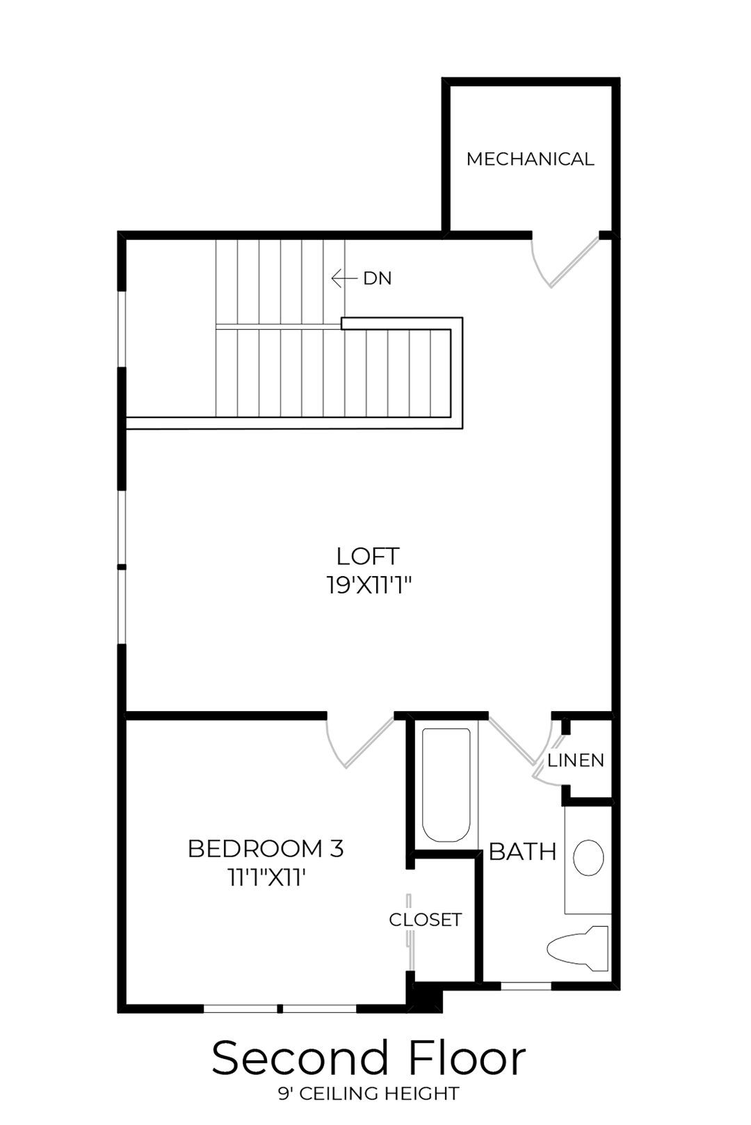 2nd Floor Floor Plan