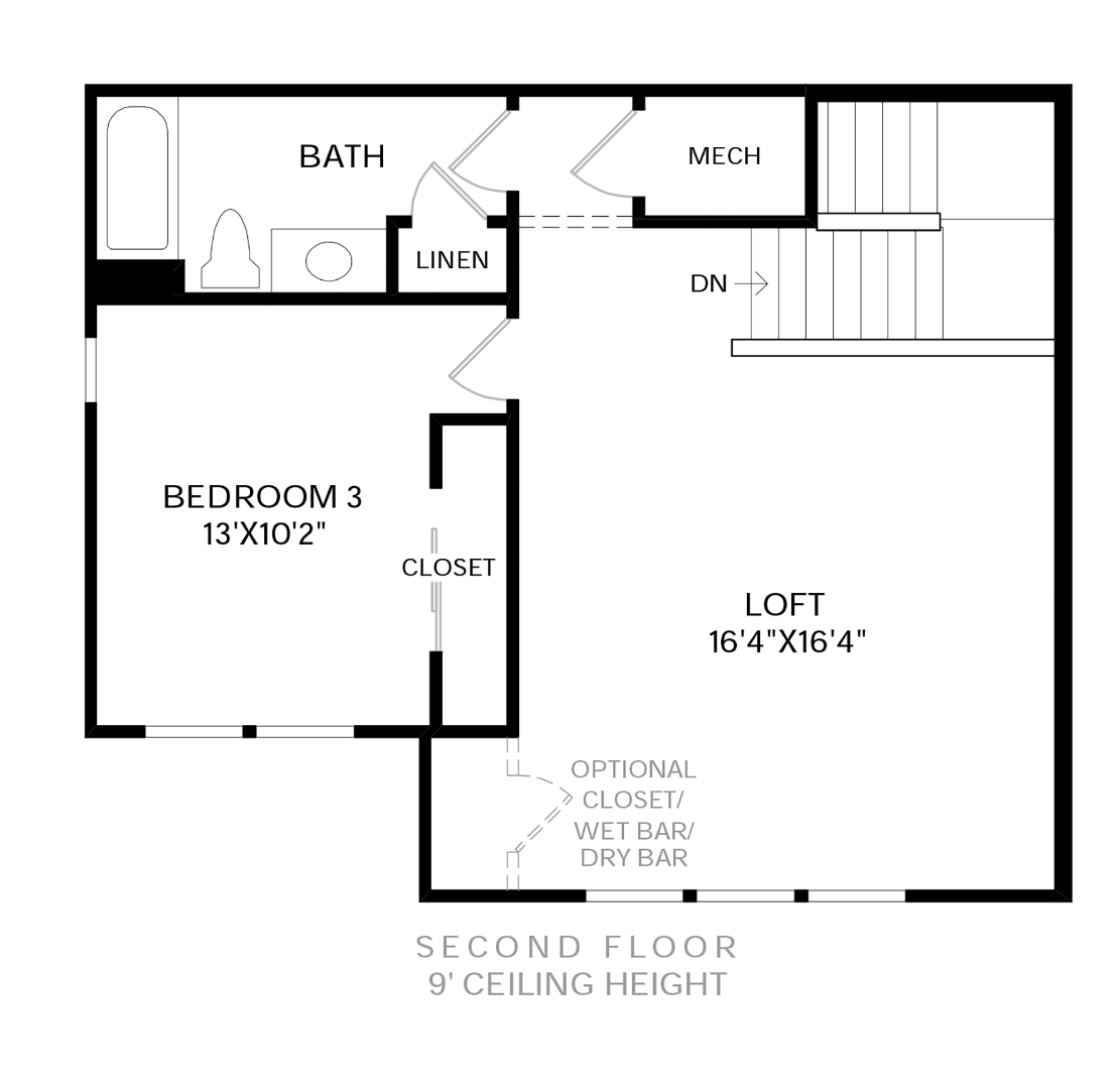 2nd Floor Floor Plan