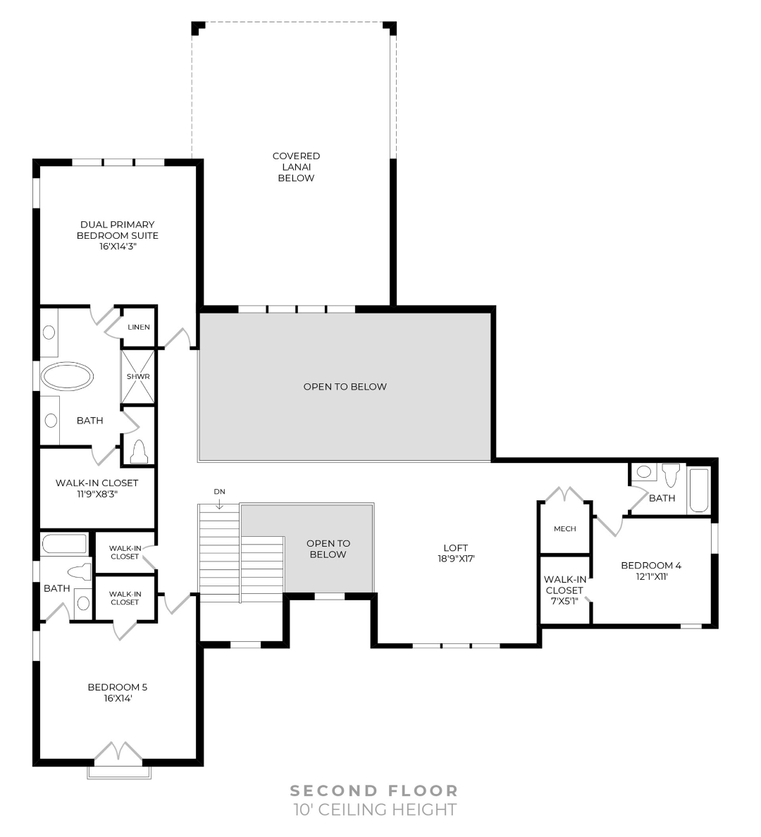 2nd Floor Floor Plan