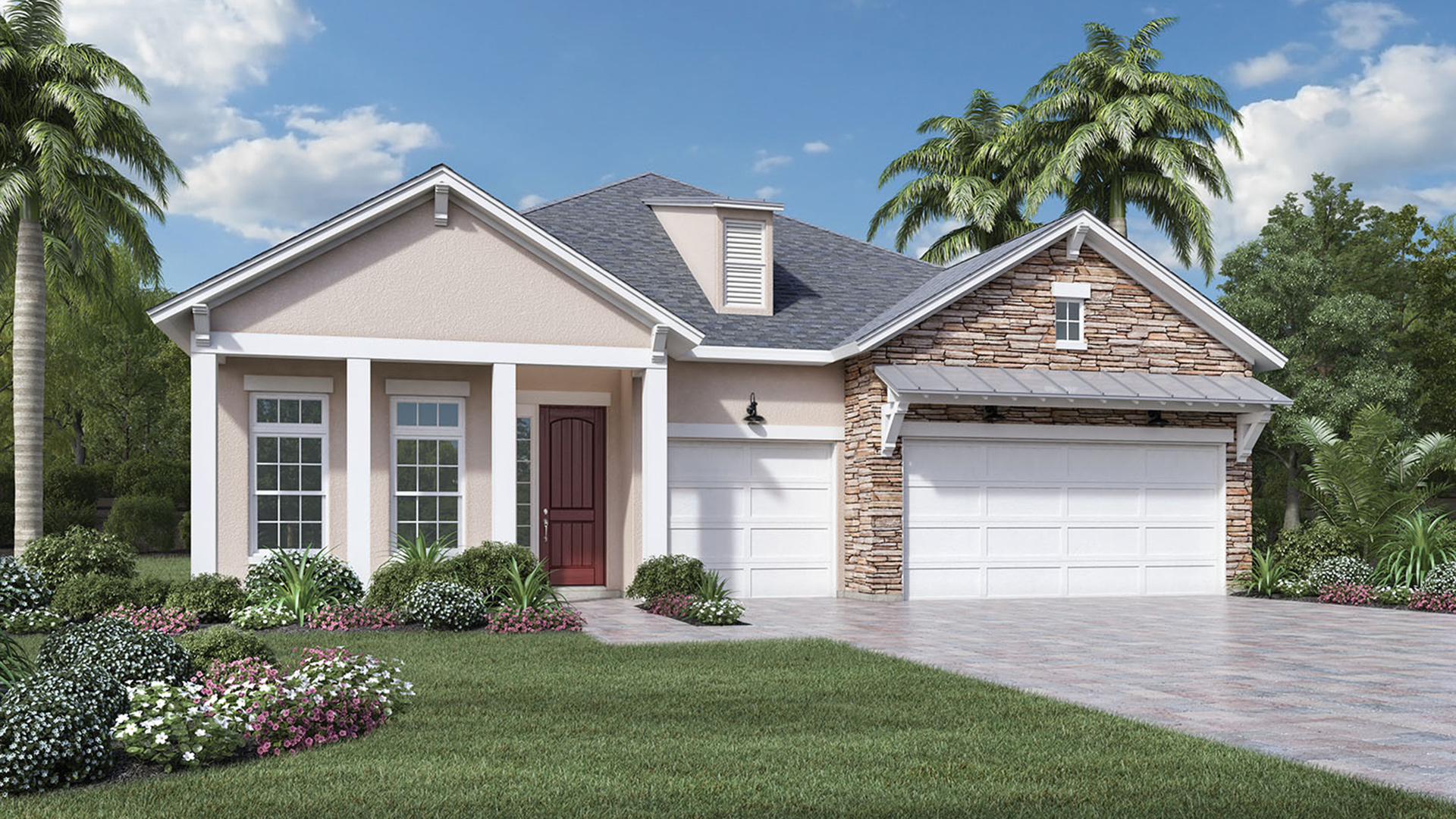 Coastal Oaks at Nocatee Heritage Collection The Anastasia Home Design