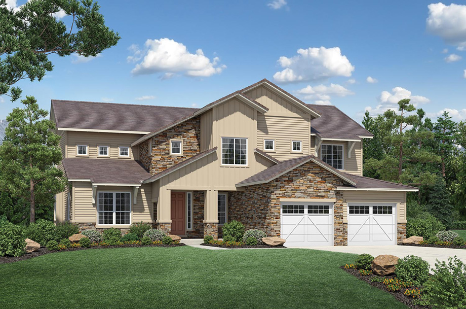 Toll Brothers at Flatiron Meadows The Vistas The Valmont Home Design