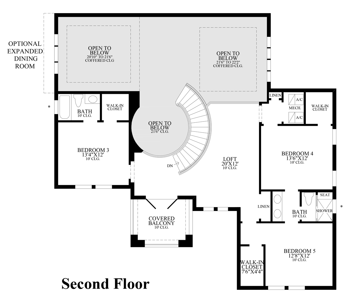 2nd Floor Floor Plan
