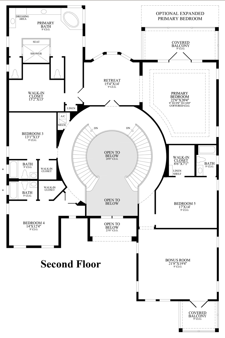 2nd Floor Floor Plan