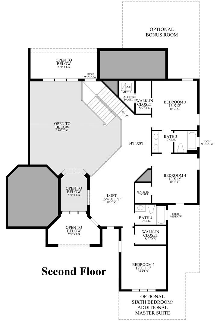 2nd Floor Floor Plan