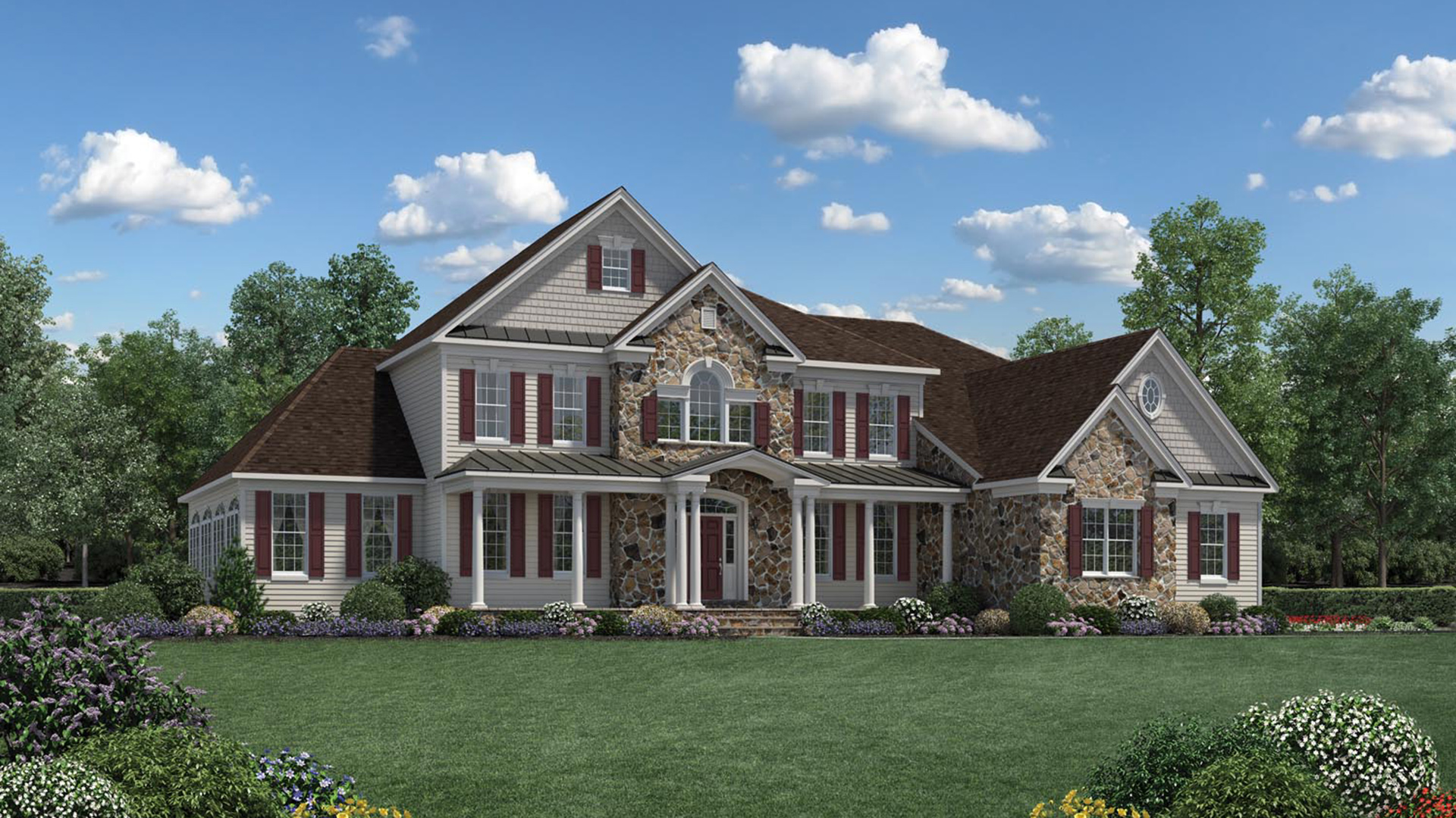 The Woods of South Barrington Estate Collection The Harding Home Design