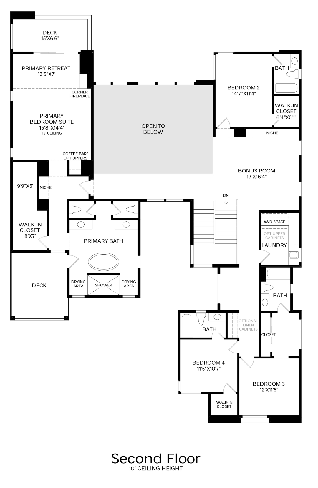 2nd Floor Floor Plan
