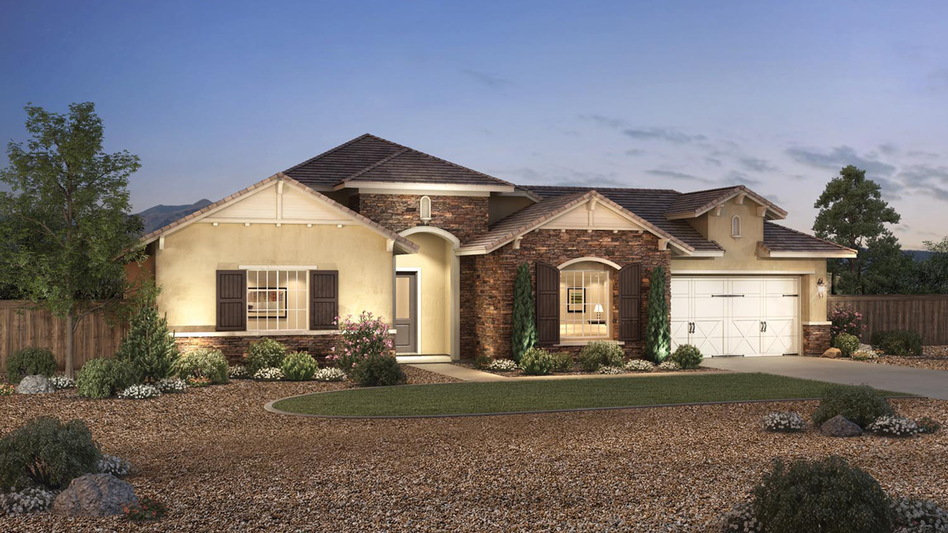 Regency at Damonte Ranch Woodridge Collection The Marble Bluff Home