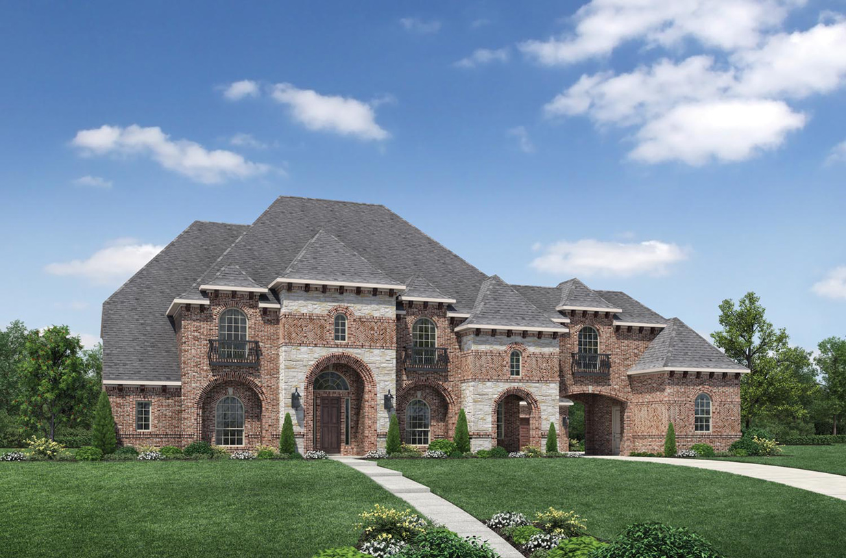 Town Lake at Flower Mound The Monte Verde Home Design