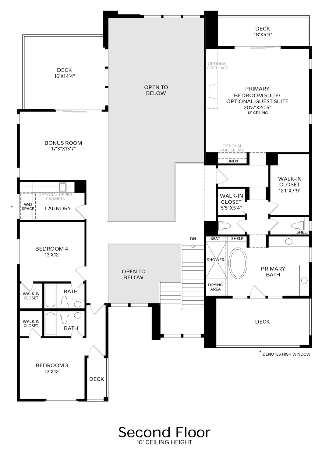 2nd Floor Floor Plan