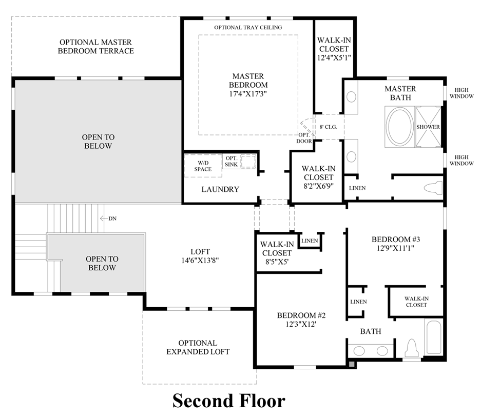 Toll Brothers at Flatiron Meadows The Vistas The Valmont Home Design