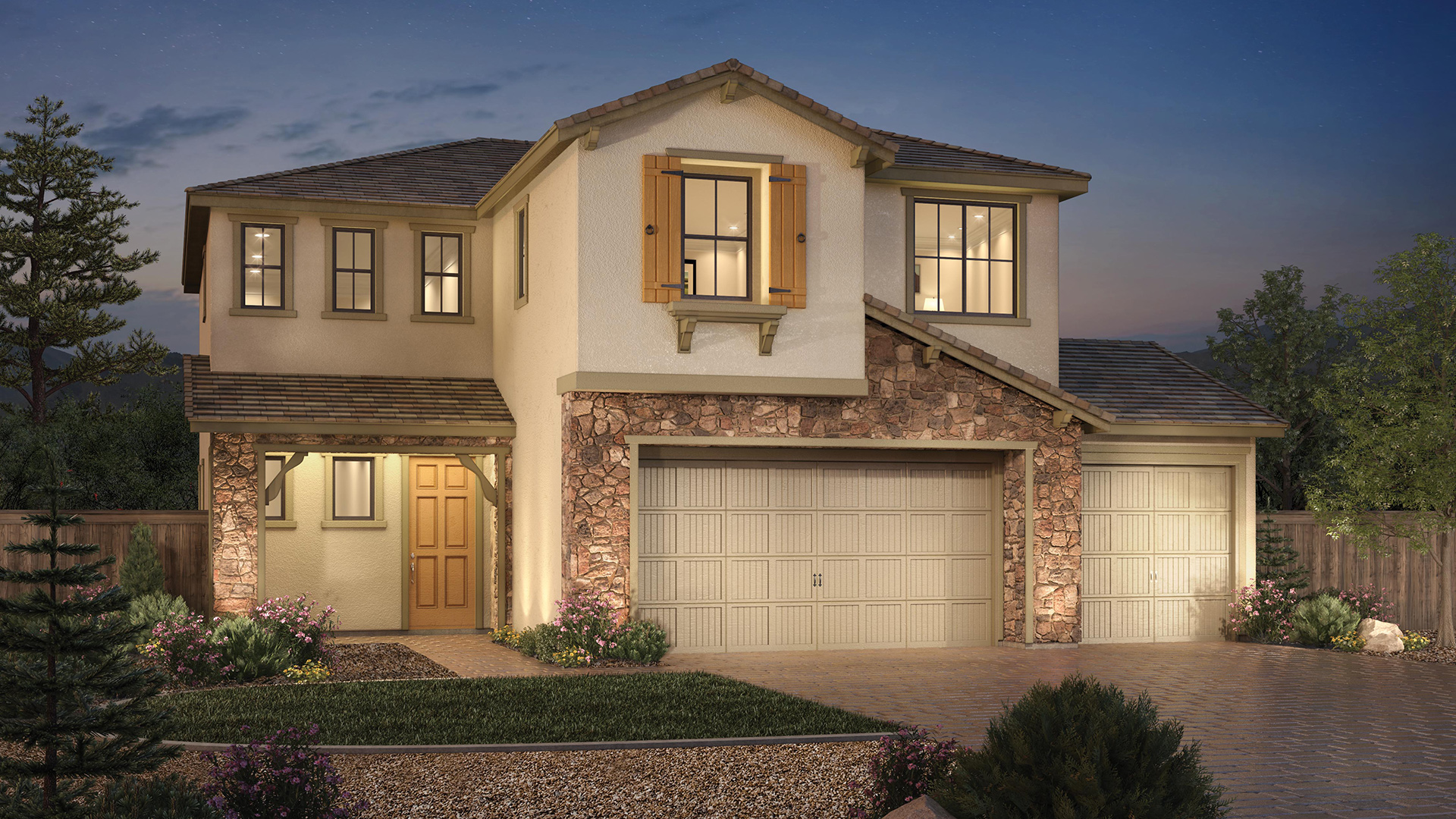 Willow Bend at Saddle Ridge The Tahoe Home Design