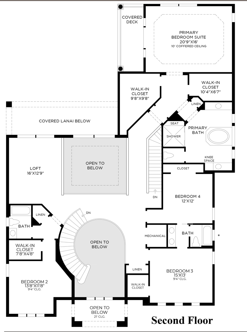 2nd Floor Floor Plan