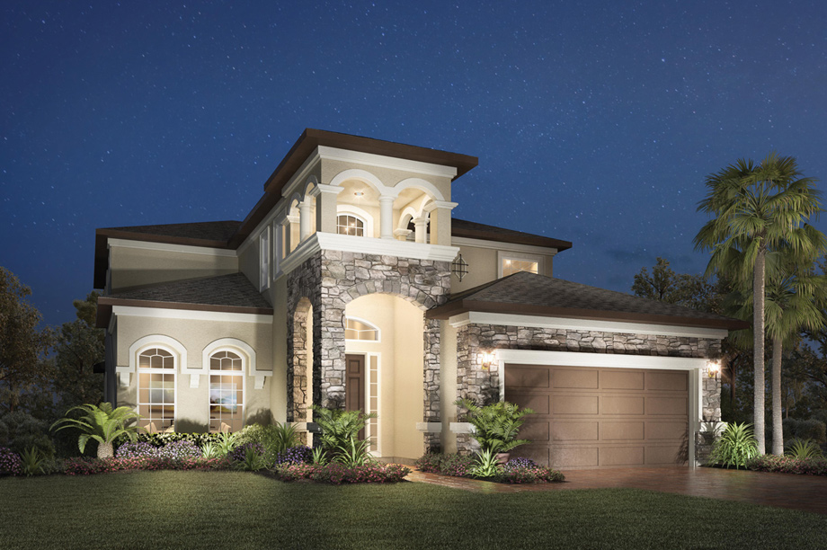 Coastal Oaks at Nocatee Heritage Collection The Anastasia Home Design