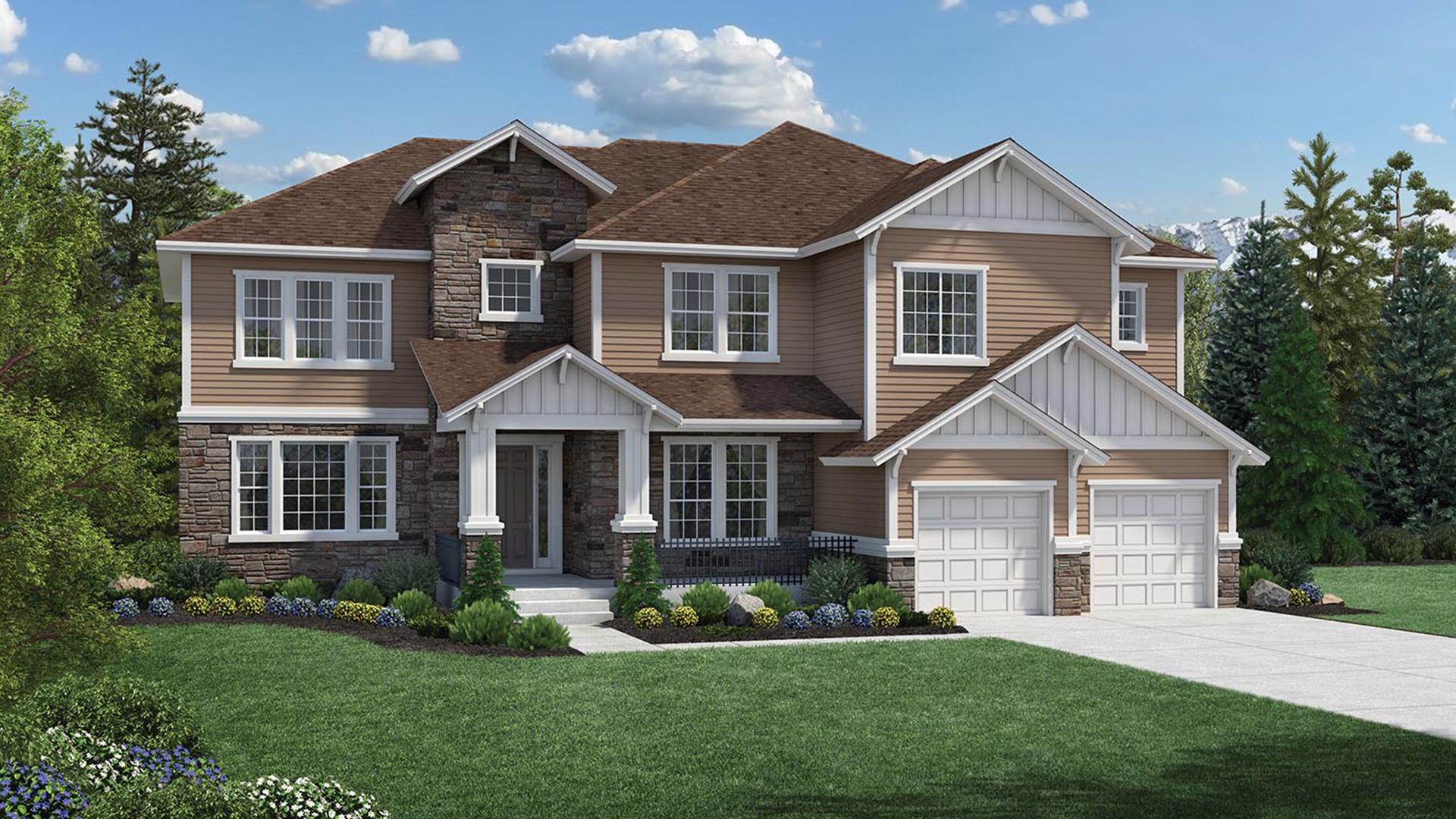 Toll Brothers at Flatiron Meadows The Vistas The Valmont Home Design