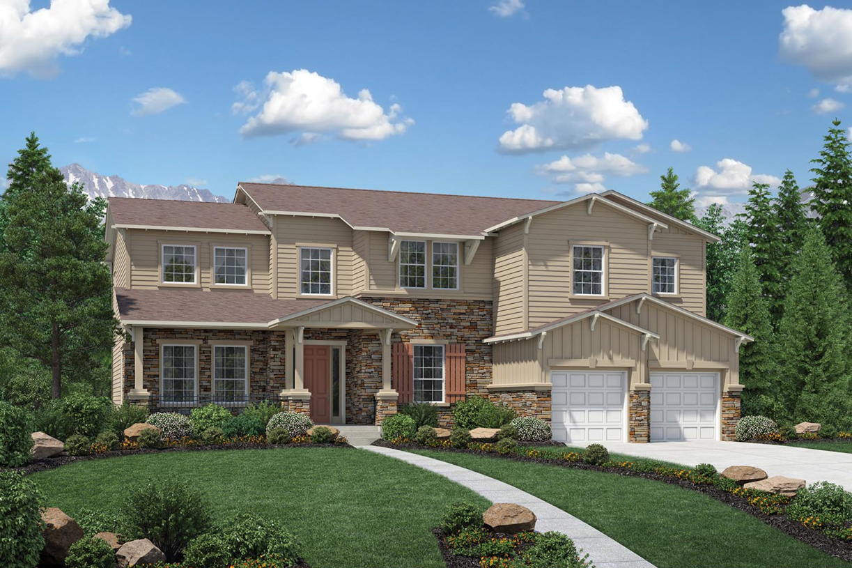 The Highlands at Parker The Valmont Home Design