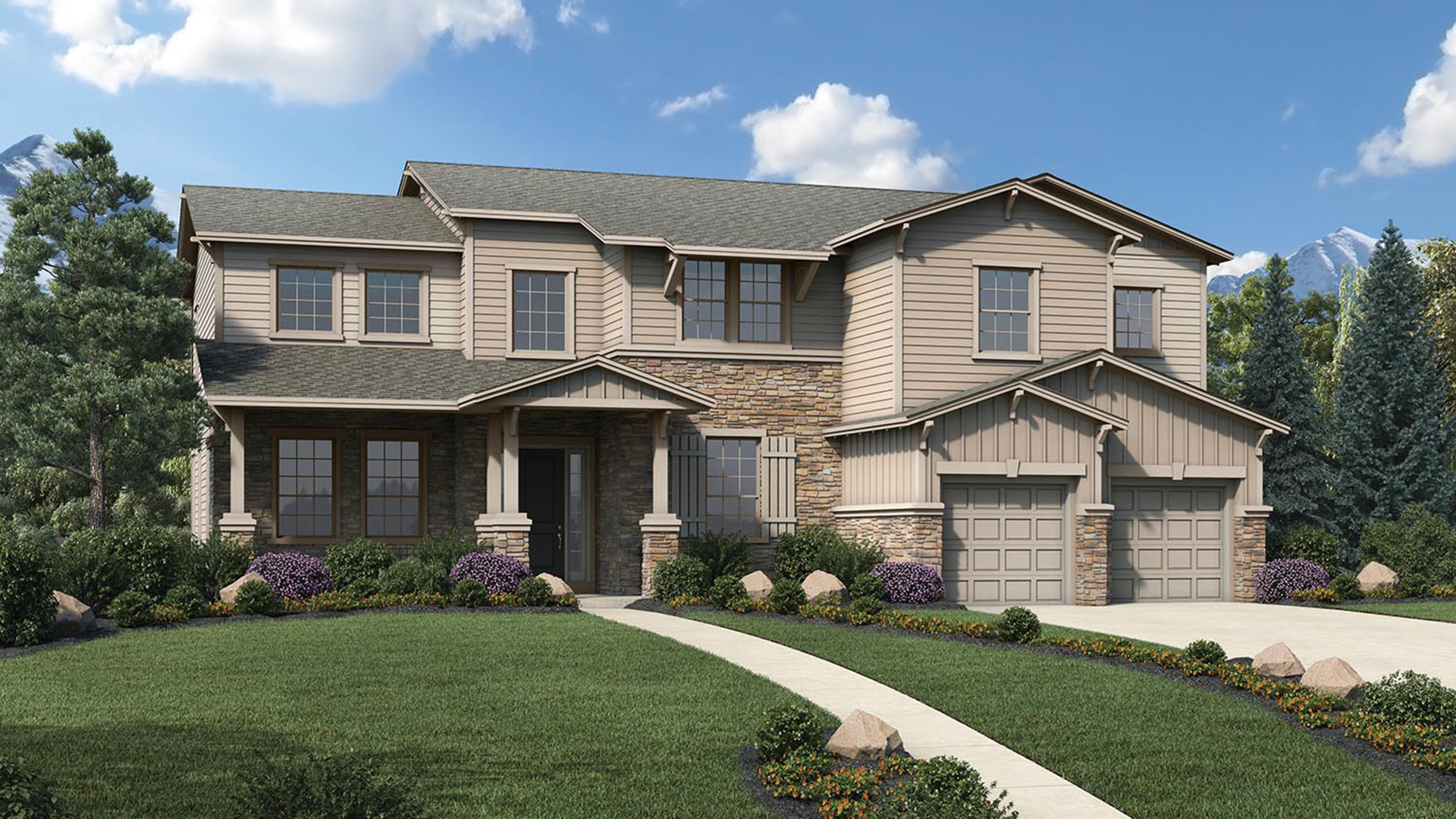 Toll Brothers at Flatiron Meadows The Vistas The Valmont Home Design