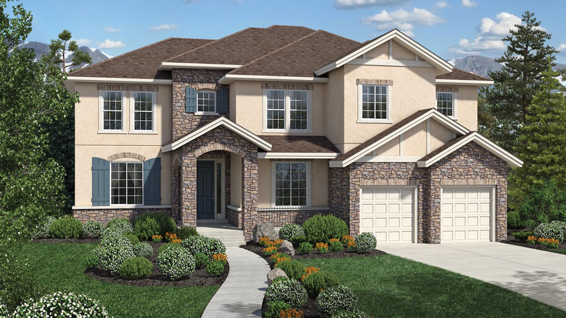 Toll Brothers at Flatiron Meadows The Vistas The Valmont Home Design