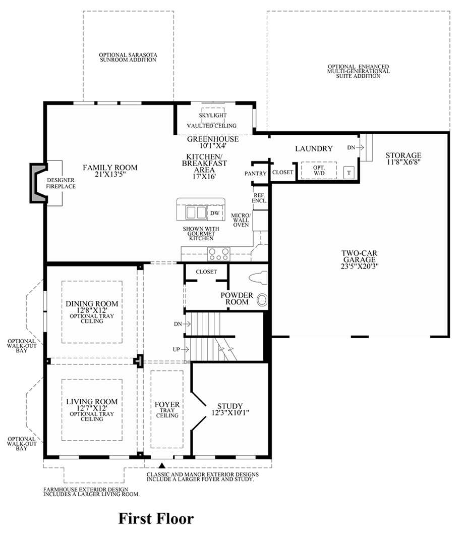lenah mill the villages the vansant home design 1st floor floor plan lenah mill the villages the vansant home design 1st floor floor plan