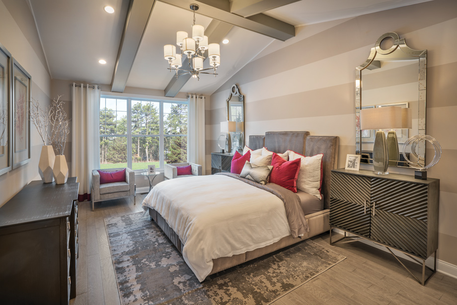 Vassar - Primary bedroom suite with sitting area