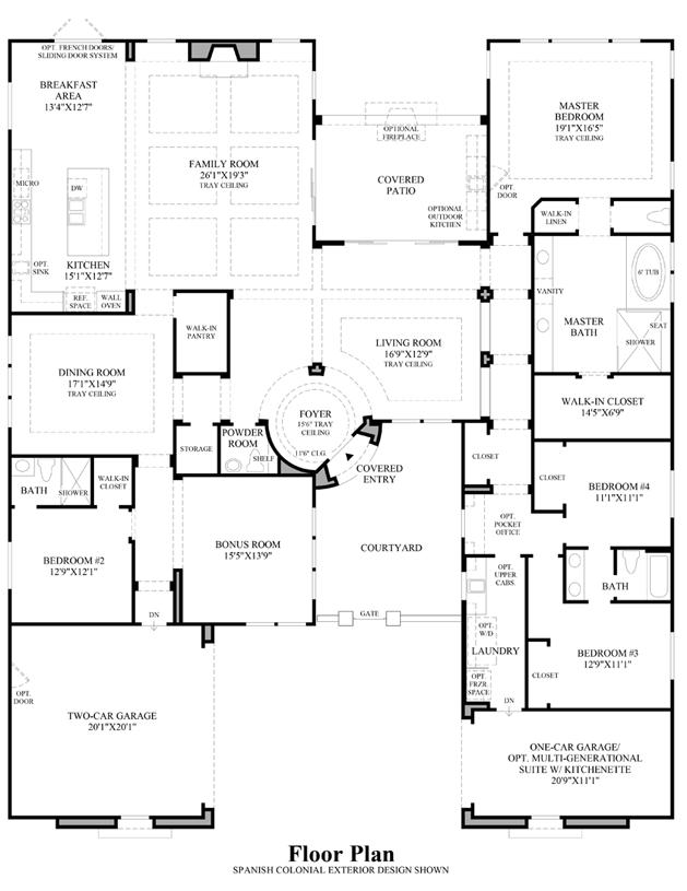 Las Vegas Nv New Homes For Los Altos View Floor Plans