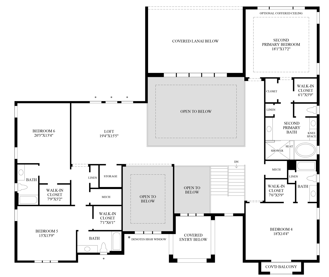 2nd Floor Floor Plan