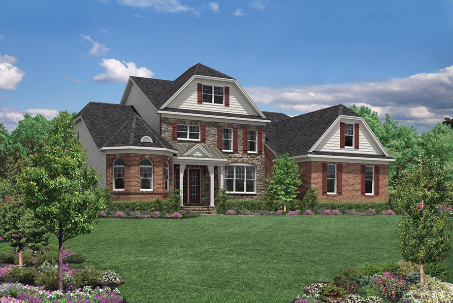 The Woodlands at Island Lake of Novi The Palmerton Home Design
