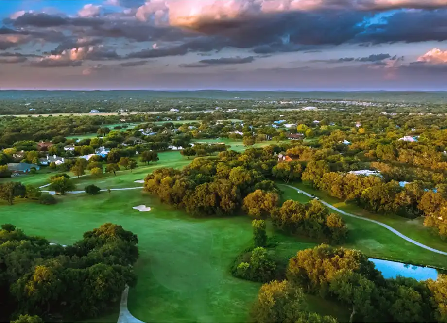 Aerial view of Boerne